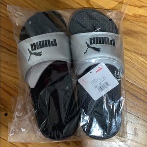 Women’s Puma Metallic Slides